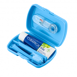 CURAPROX KIDS TRAVEL SET KÉK - 1X